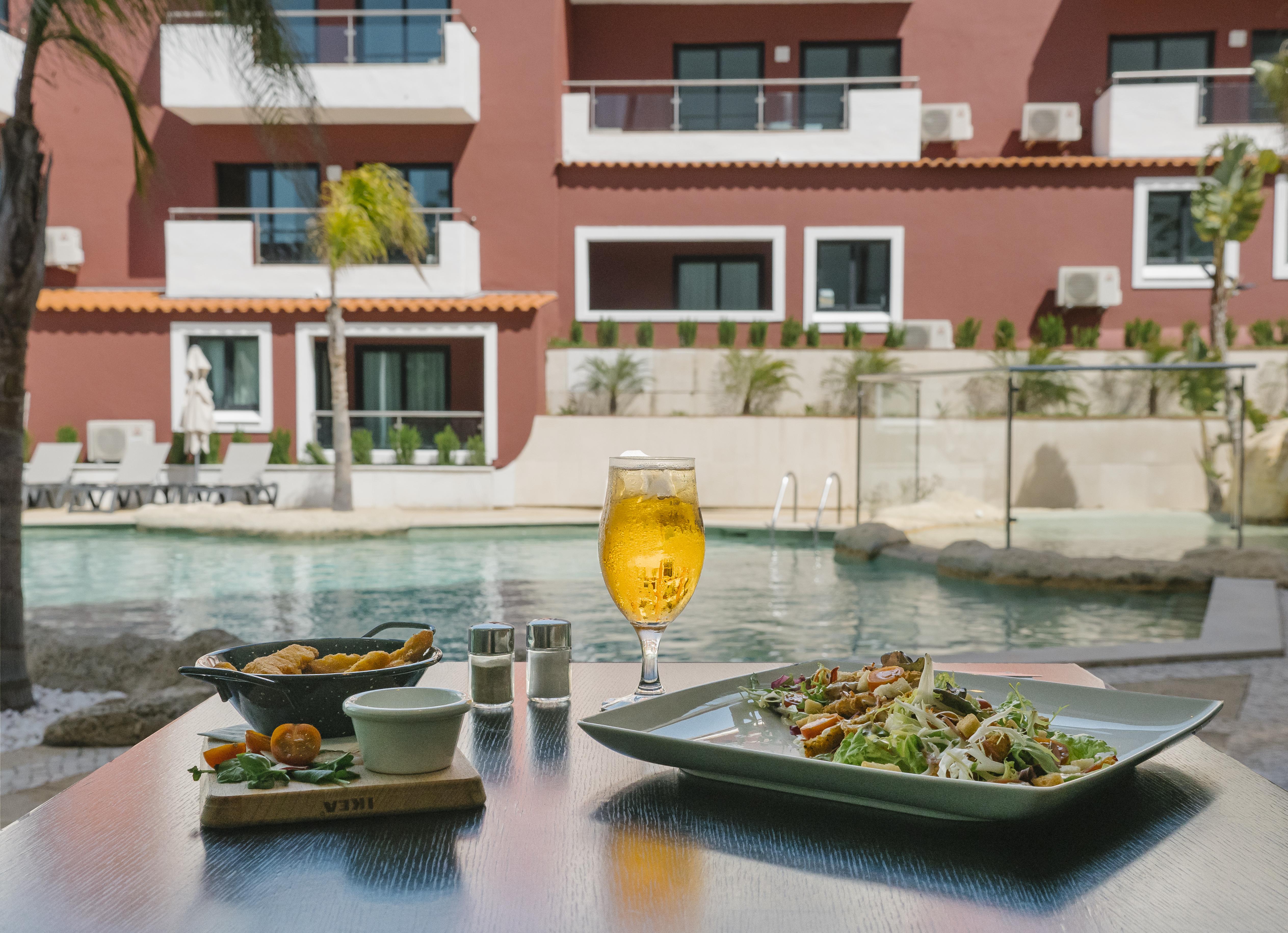 Topazio Vibe Beach Hotel & Apartments - Adults Friendly Albufeira Exteriér fotografie