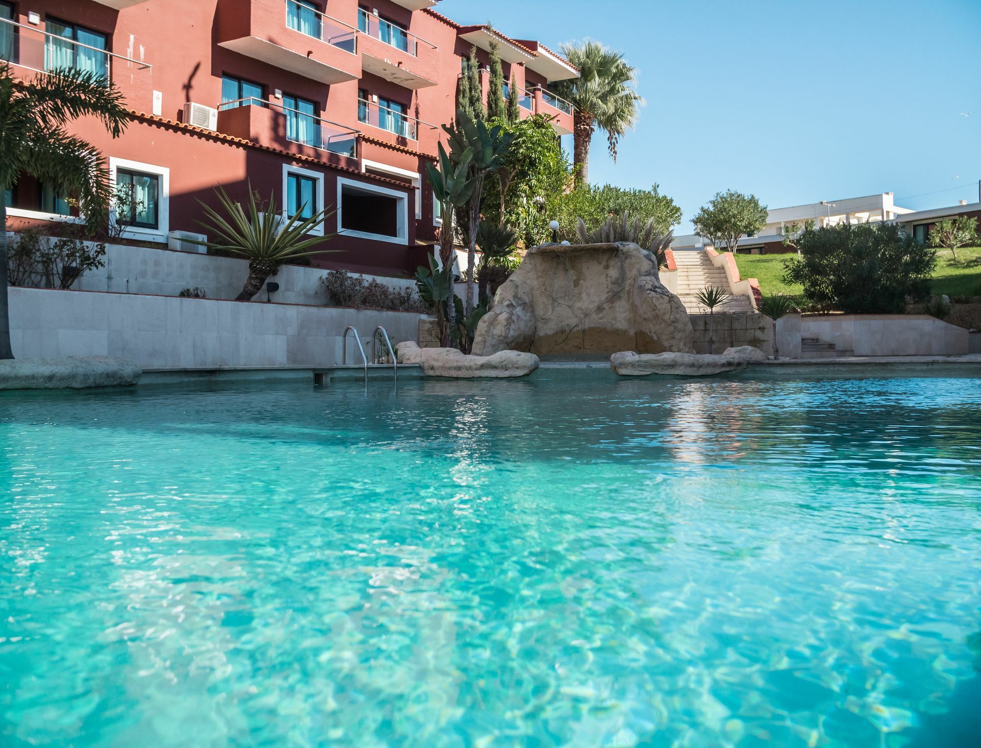 Topazio Vibe Beach Hotel & Apartments - Adults Friendly Albufeira Exteriér fotografie
